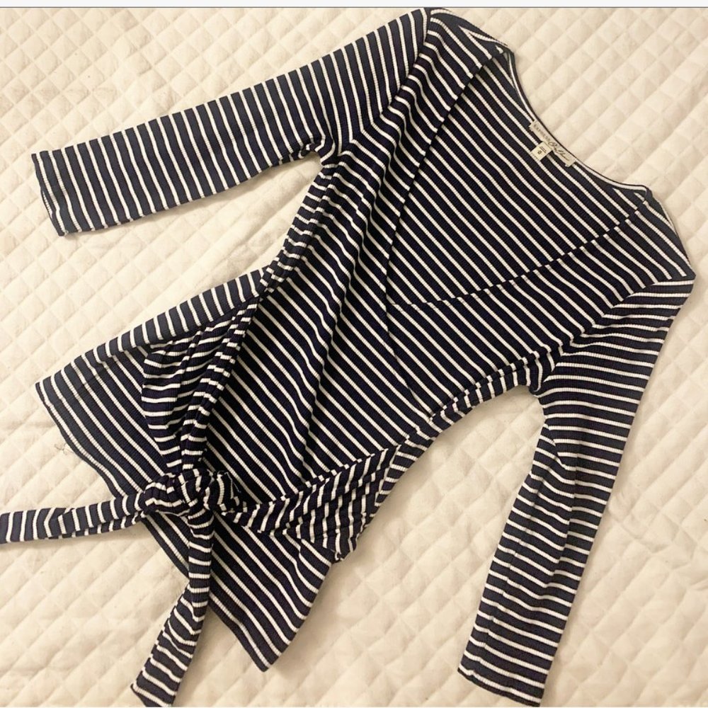 Express Tops | Blue Striped Express Top
